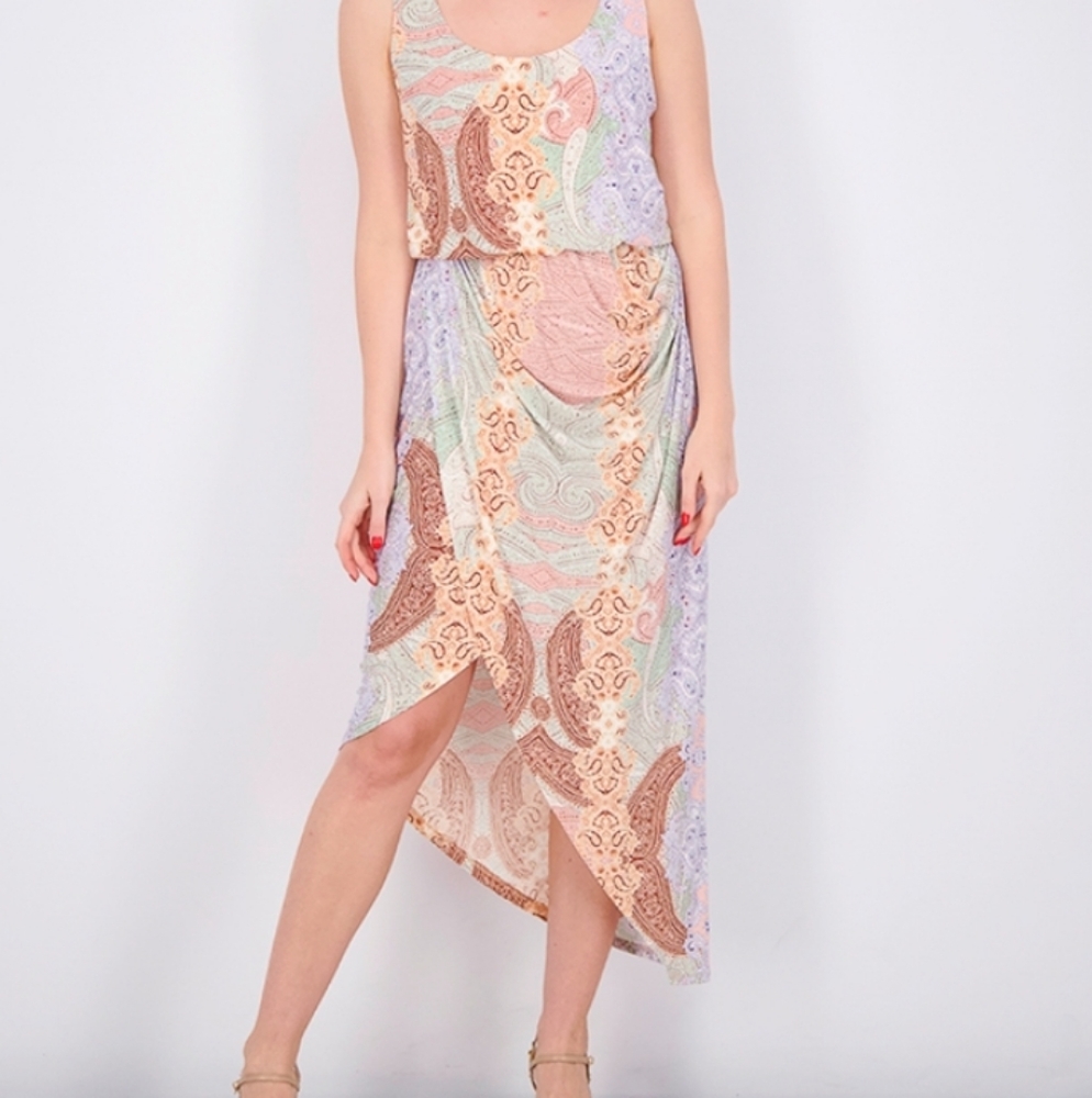NEW I N C Paisley Dress